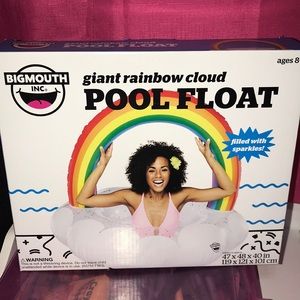 Big Mouth Inc. Giant Rainbow Pool Float